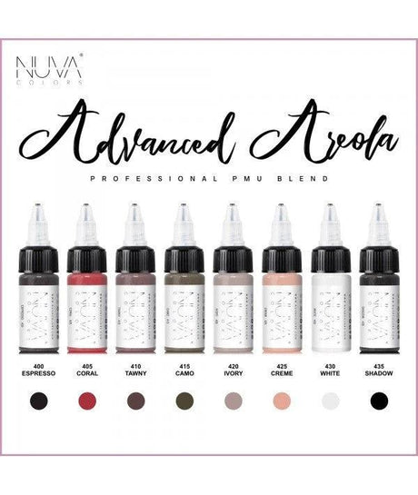 Nuva Colors Advanced Areola Pigment Set 8x15ml - BVShop