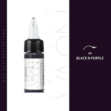 Nuva Colors Eyeliner Pigments 10 BLACK N PURPLE 15ml - BVShop