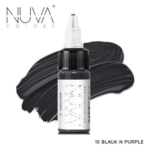 Nuva Colors Eyeliner Pigments 10 BLACK N PURPLE 15ml - BVShop