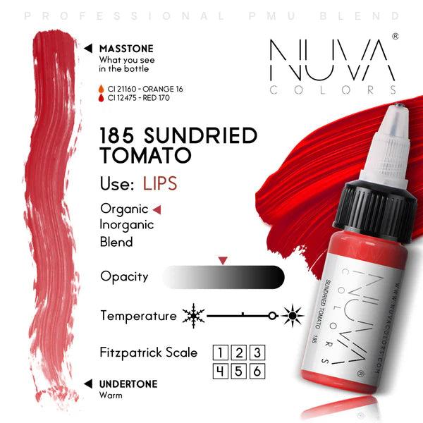 Nuva Colors Lip Pigments 185 SUNDRIED TOMATO 15ml - BVShop