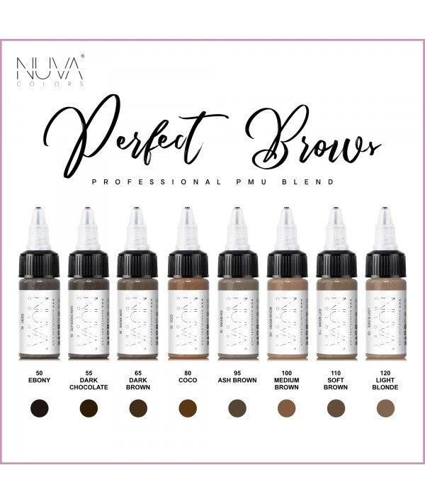 Nuva Colors Perfect Brows Set 8x15ml - BVShop