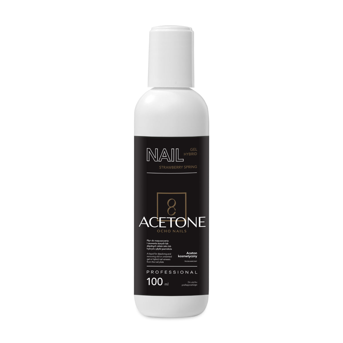 OCHO NAILS ACETONE STRAWBERRY 100 ML - BVShop