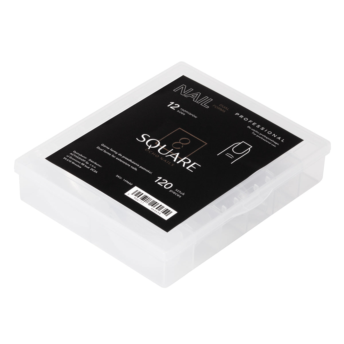 OCHO NAILS dual forms square 120 pcs. - BVShop