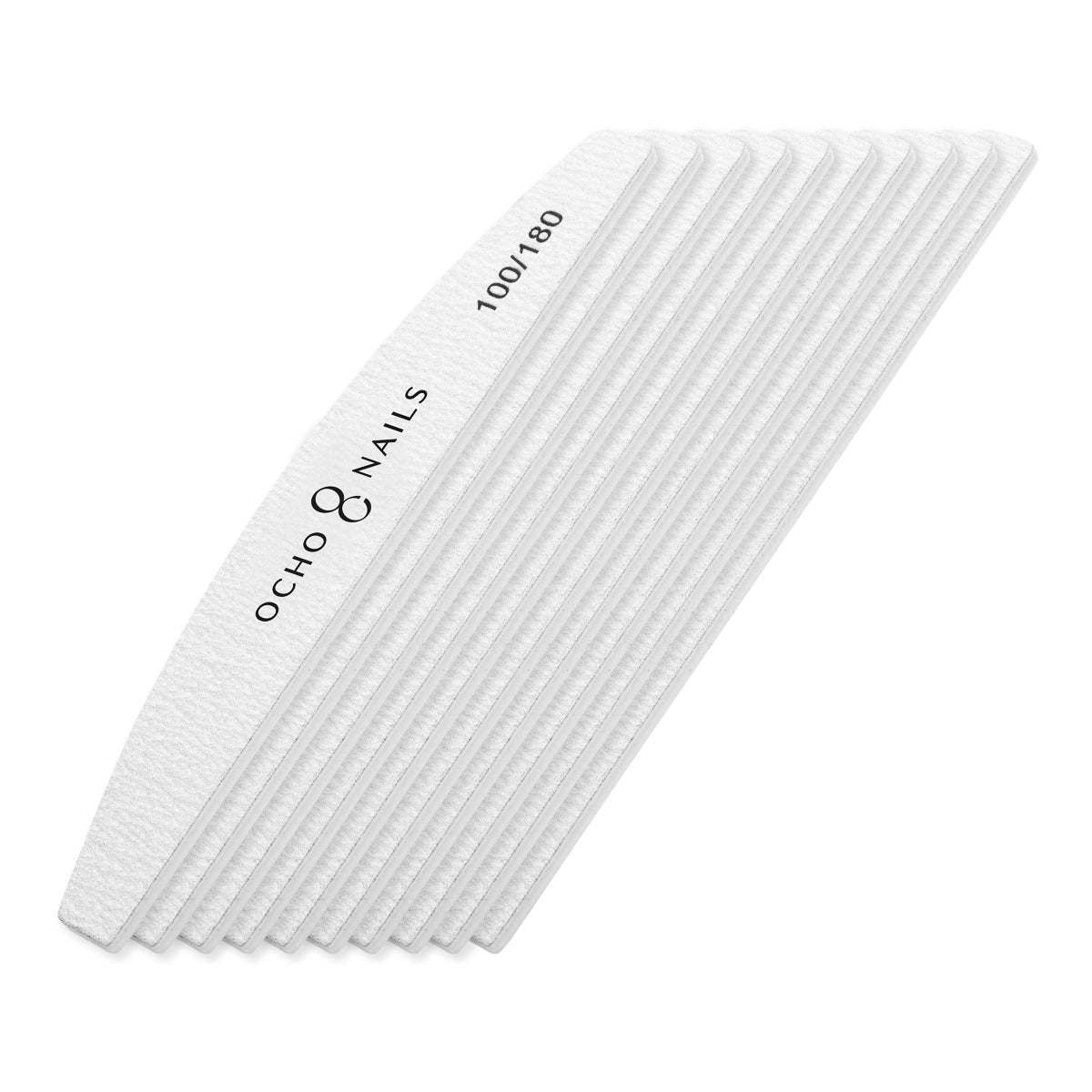 Ocho Nails half-moon file 100/180 10 pcs. - BVShop