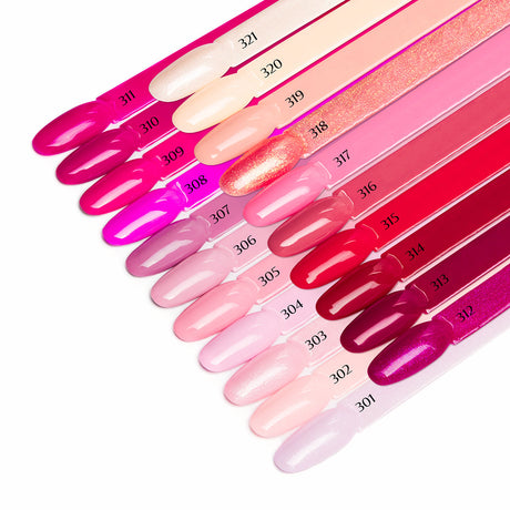 OCHO NAILS Hybrid nail polish pink 313 -5 g - BVShop