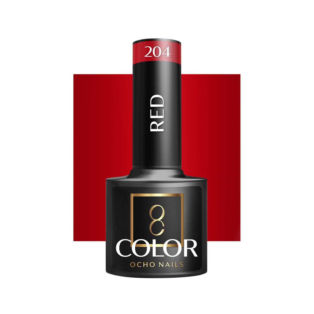 OCHO NAILS Hybrid nail polish red 204 -5 g - BVShop