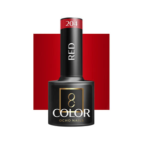 OCHO NAILS Hybrid nail polish red 204 -5 g - BVShop
