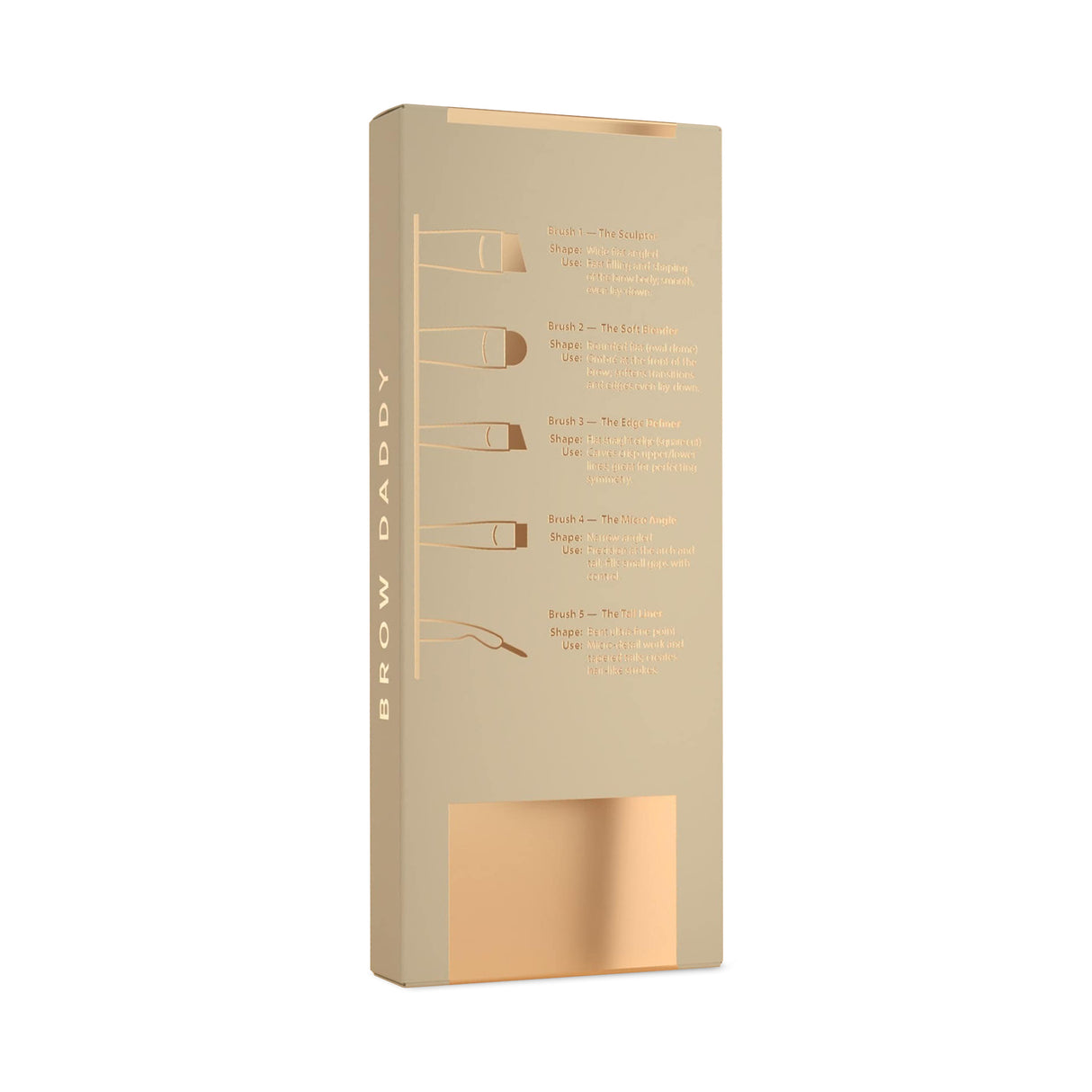 Brow Daddy Precision Brush Set for Brow Tinting