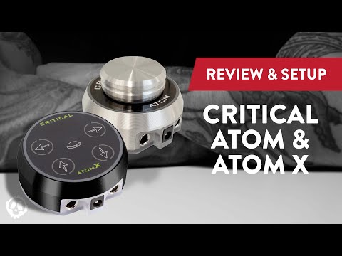 Critical Tattoo Power Supply Atom Silver