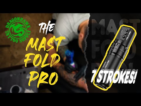 Mast Fold Pro Wireless Tattoo Pen Machine with 7 Stroke Length
