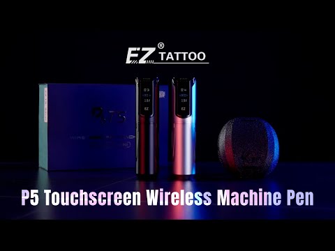 EZ Tattoo P5 Touchscreen Wireless Machine Pen Black