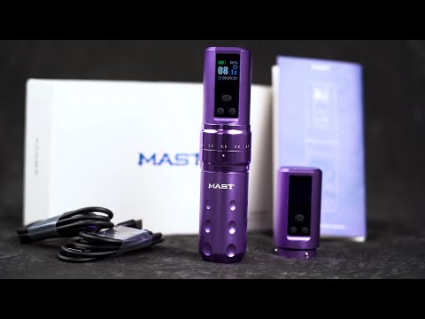 Mast Fold Pro Wireless Tattoo Machine Red