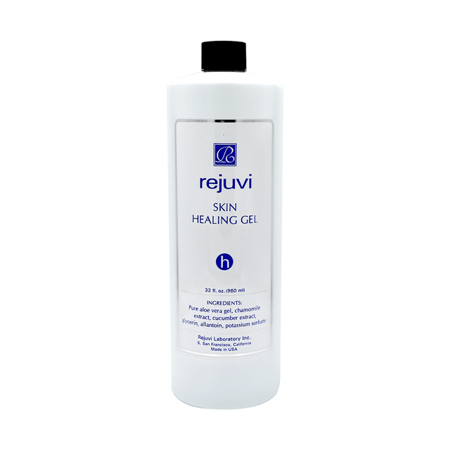 Rejuvi h Soothing Aloe Vera Gel 960ml, white 960ml bottle with a screw cap