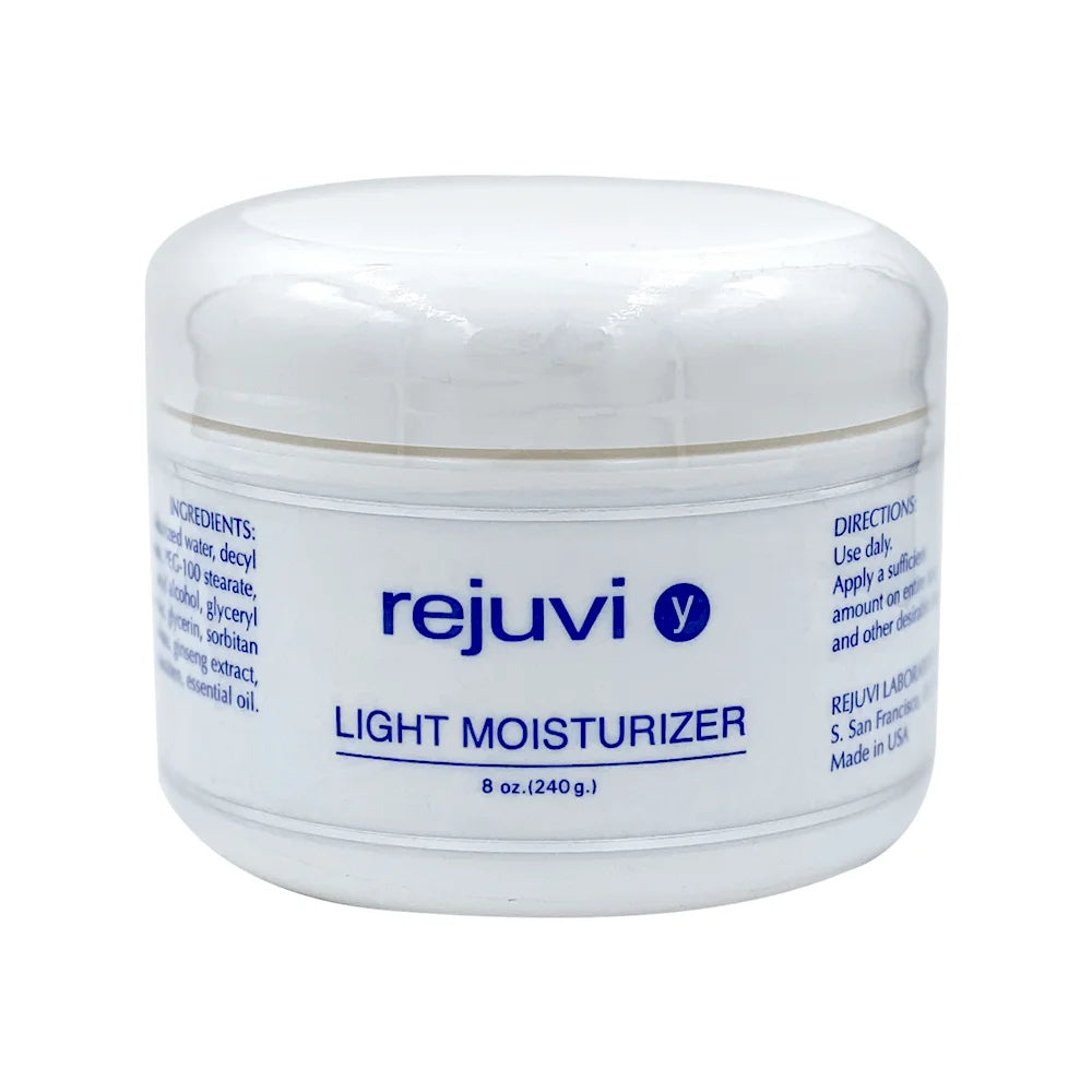 Rejuvi y Light Moisturizer 240g, white 240g moisturizer jar