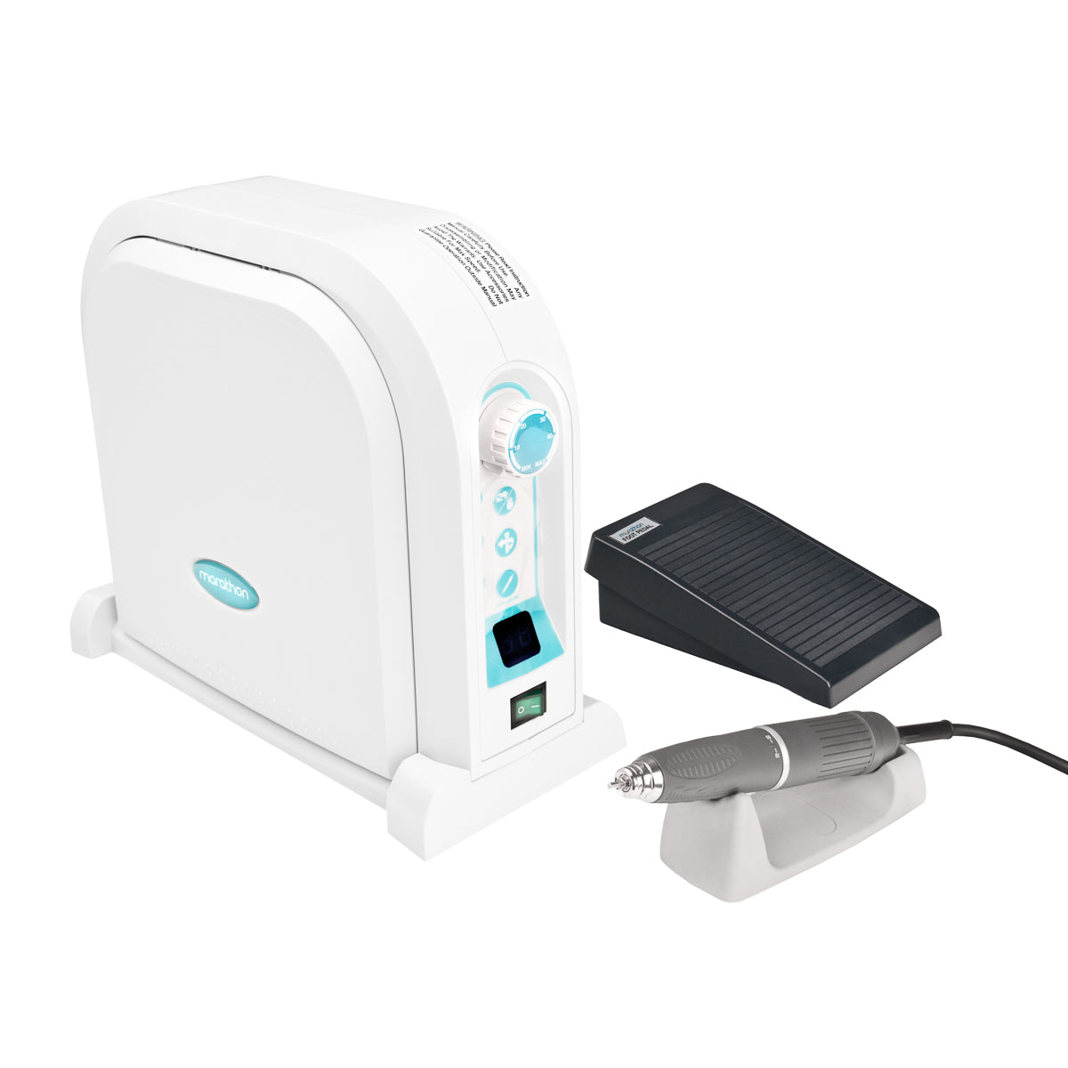 SAEYANG MARATHON MULTI 600 NAIL DRILL MACHINE PROSTHETIC MICROMOTOR + BM50S1 BRUSHLESS - BVShop