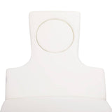 Spa cosmetic couch azzurro 815b in shiny white - BVShop