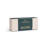 Set of 50 The Perma Microblading Blades U18 0.18mm for precise eyebrow embroidery, displayed in a clear container.