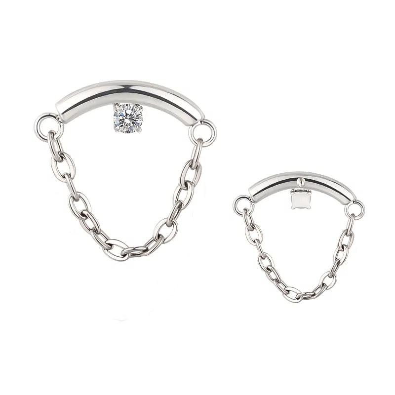 Titanium Ring Chain Dangle - BVShop