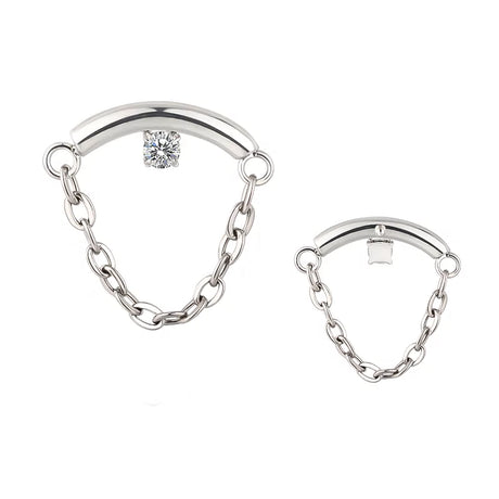 Titanium Ring Chain Dangle - BVShop