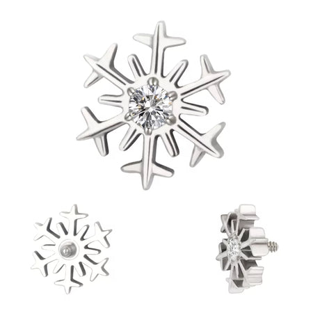 Titanium Ring Snowflake - BVShop