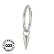 Titanium Ring Spike Dangle - BVShop