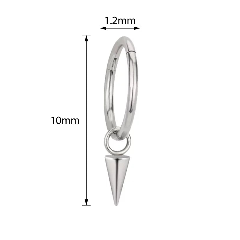 Titanium Ring Spike Dangle - BVShop