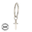 Titanium Ring Sword Dangle - BVShop
