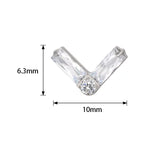 Titanium Ring Twin Rectangle Shape - BVShop