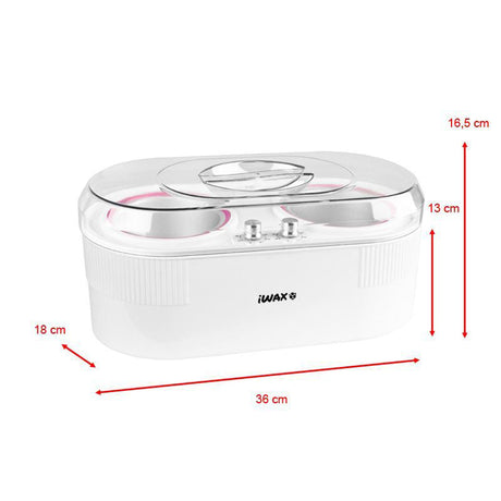 Wax heater 2in1 can 400ml + 800ml 400w - BVShop