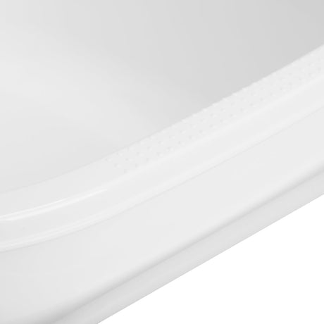 White pedicure tray Simple - BVShop