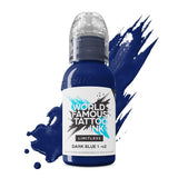 World Famous Limitless Tattoo Ink Dark Blue 1 v2 30ml - BVShop
