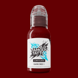 World Famous Limitless Tattoo Ink Dark Red 1 30ml - BVShop