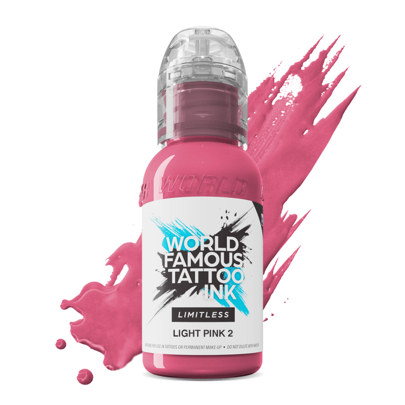 World Famous Limitless Tattoo Ink Light Pink 2 30ml - BVShop