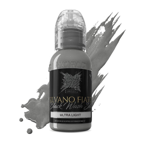 World Famous Limitless Tattoo Ink Silvano Fiato Blackwash Ultra Light 30ml - BVShop