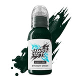 World Famous Limitless Tattoo Ink Straight Green 30ml - BVShop